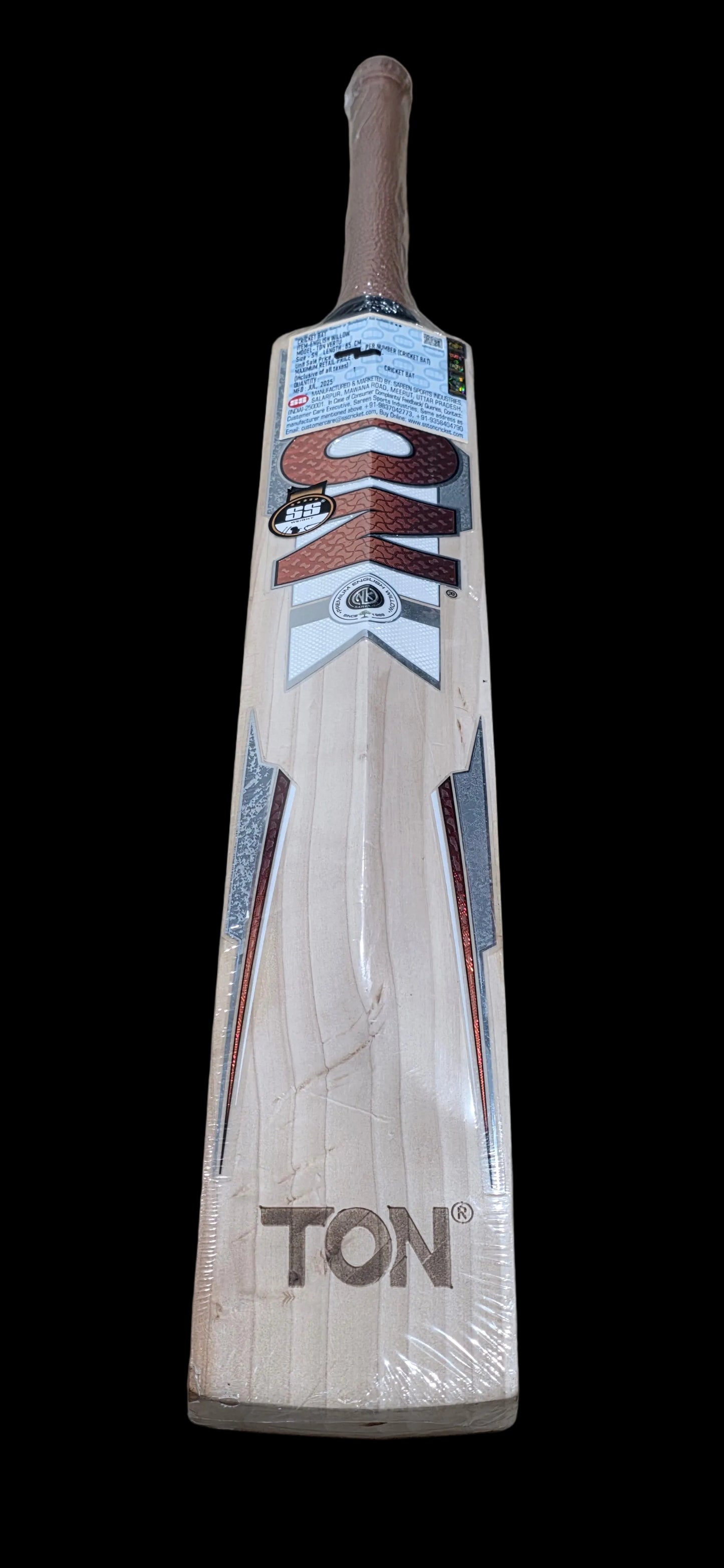 Ton Vertu English Willow Cricket Bat Size SH