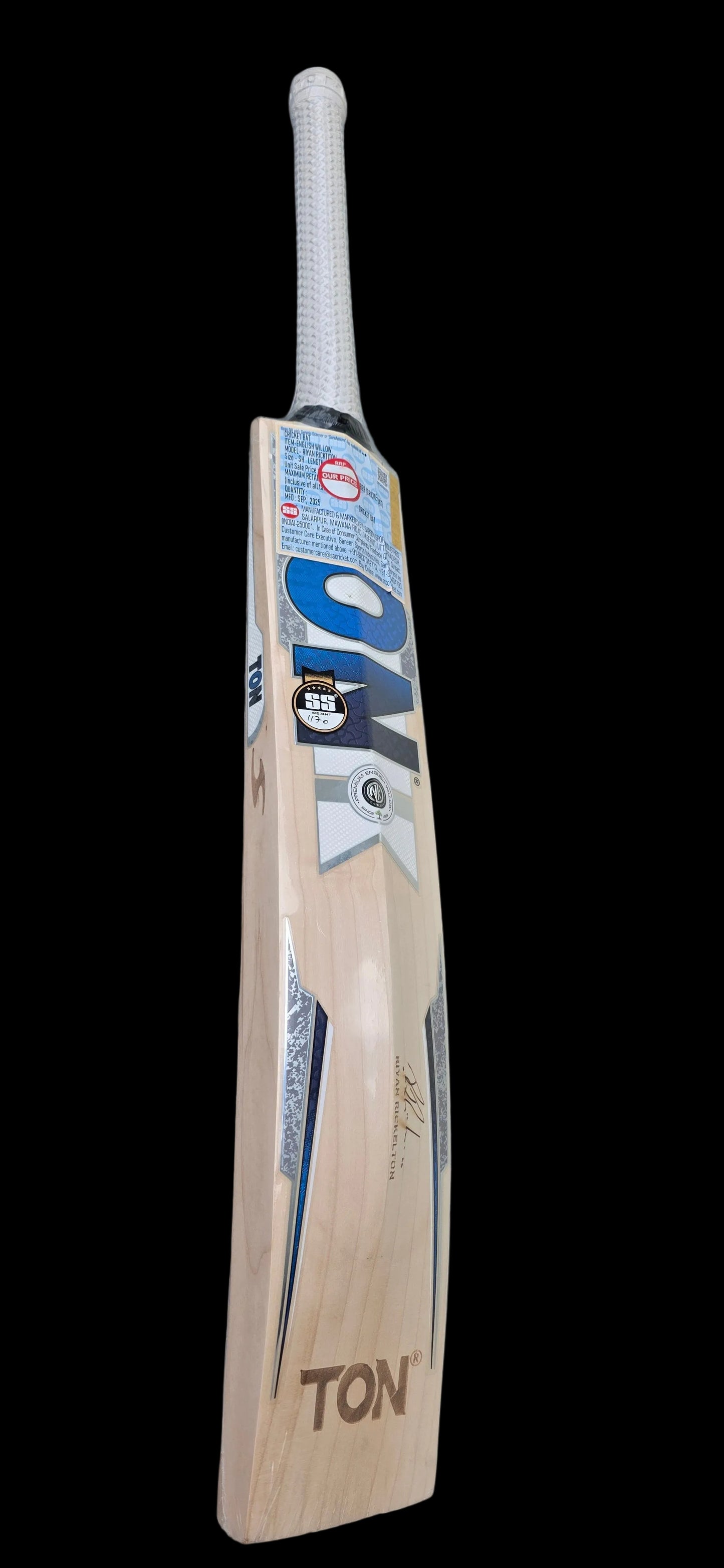 TON Ryan Rickleton (Player) English Willow Cricket Bat-SH