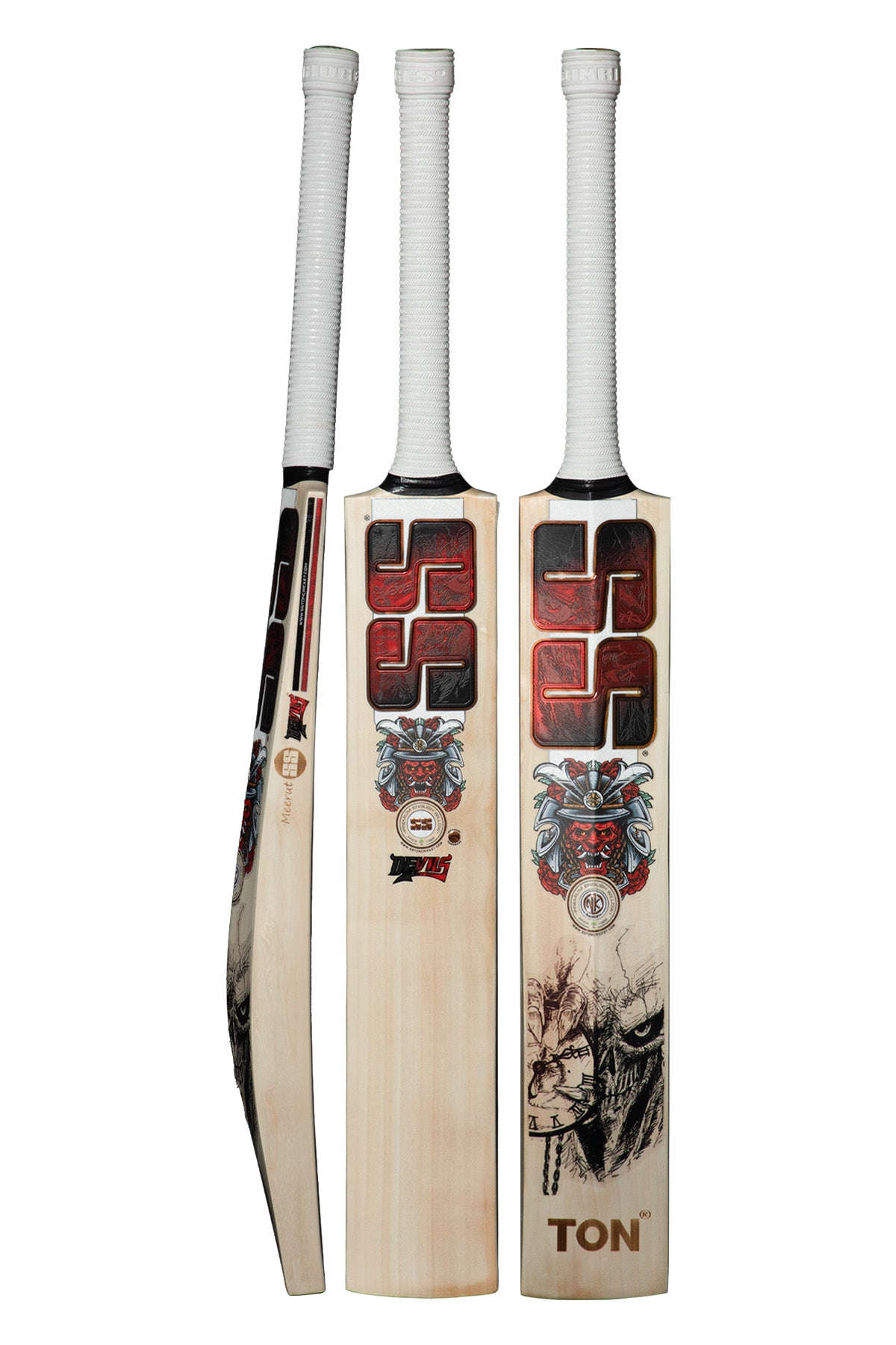 SS Devils bat (Red) English Willow Cricket Bat –LB