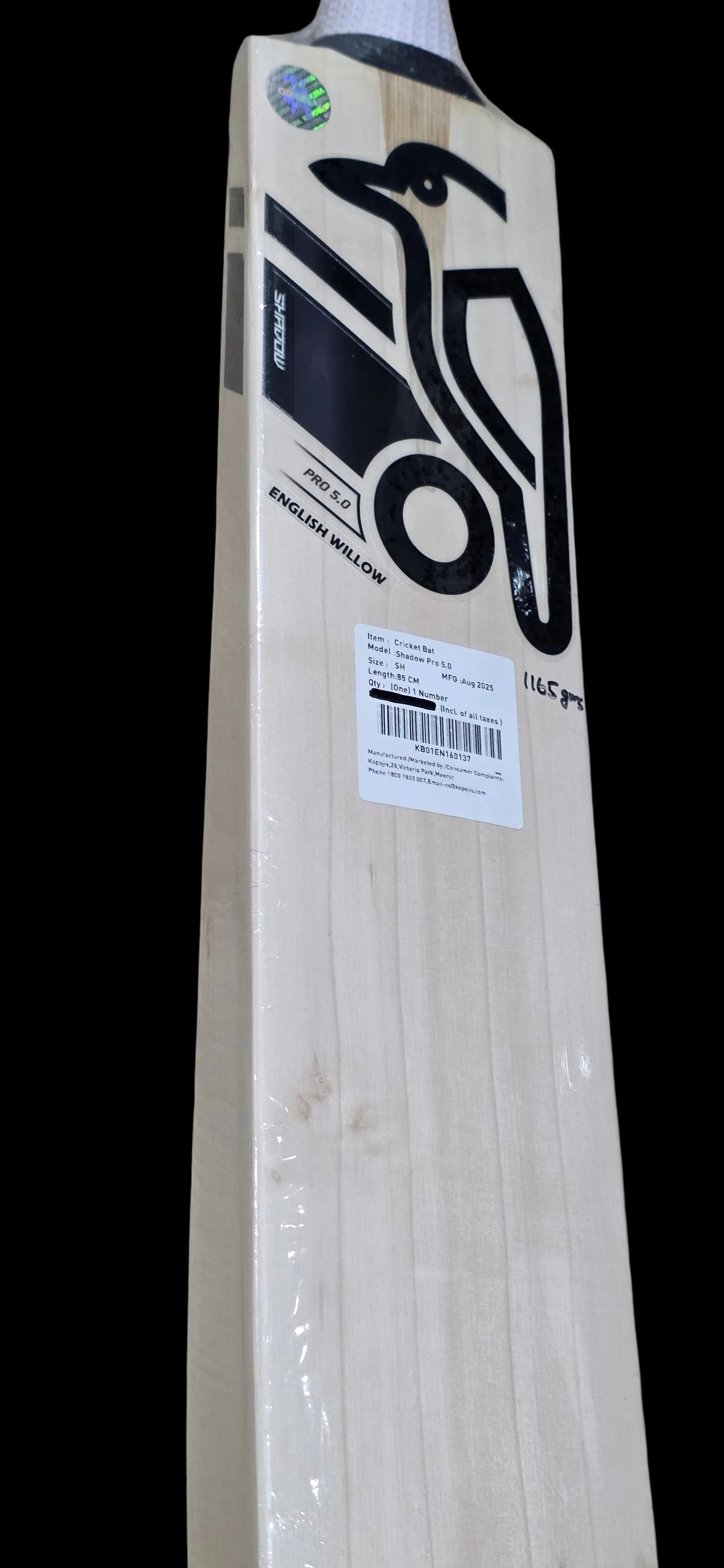 Kookaburra shadow pro 5.0 Cricket Bat English willow