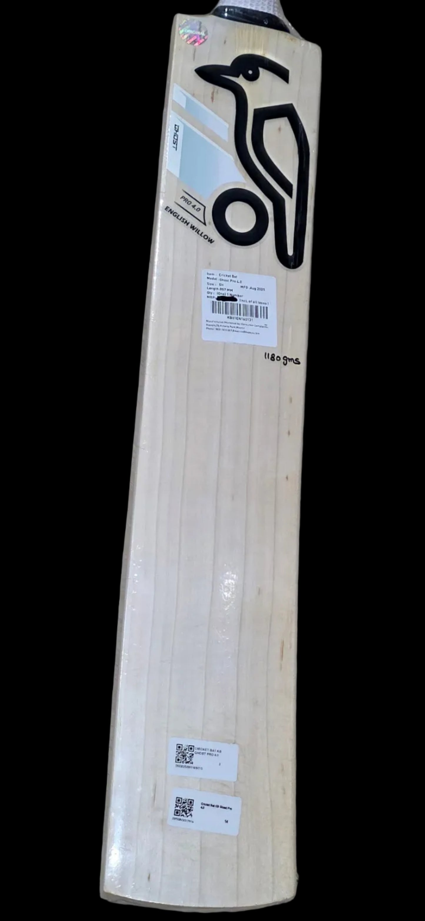 Kookaburra Ghost pro 4.0 English Willow Cricket Bat